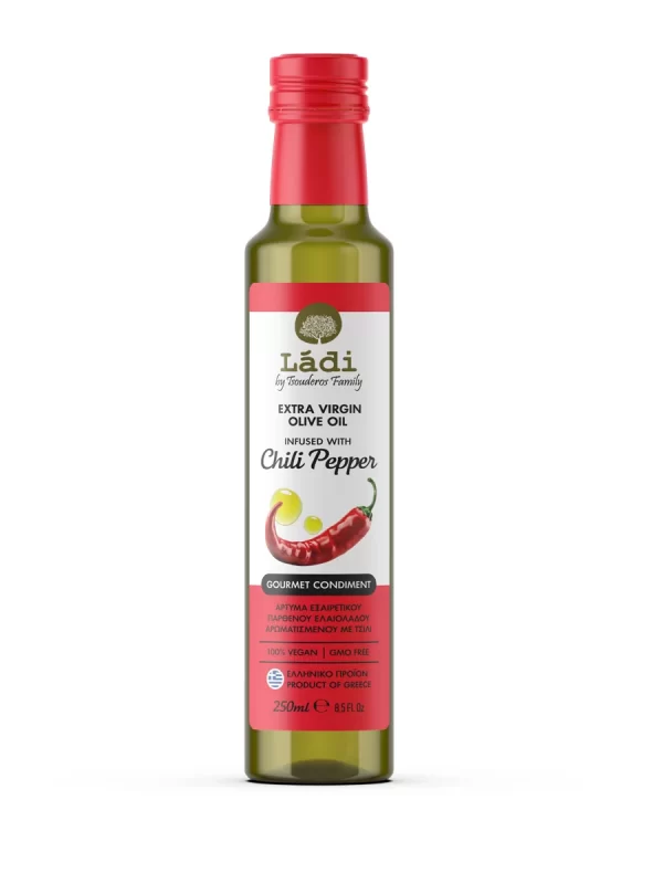 250 ml - Chili Pepper - Ladi Tsouderos Family - Extra_Virgin_Olive_Oil