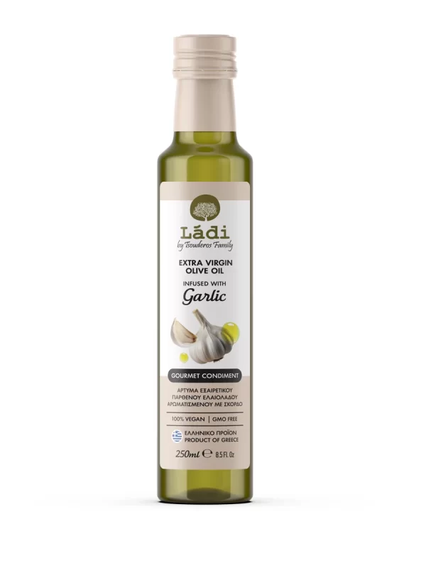 250 ml - Garlic - Ladi Tsouderos Family - Extra_Virgin_Olive_Oil