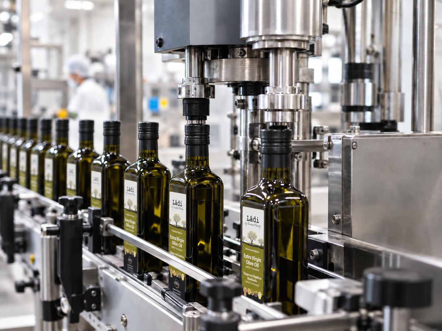 Vertical Integration & Technology. Complete control from grove to bottle