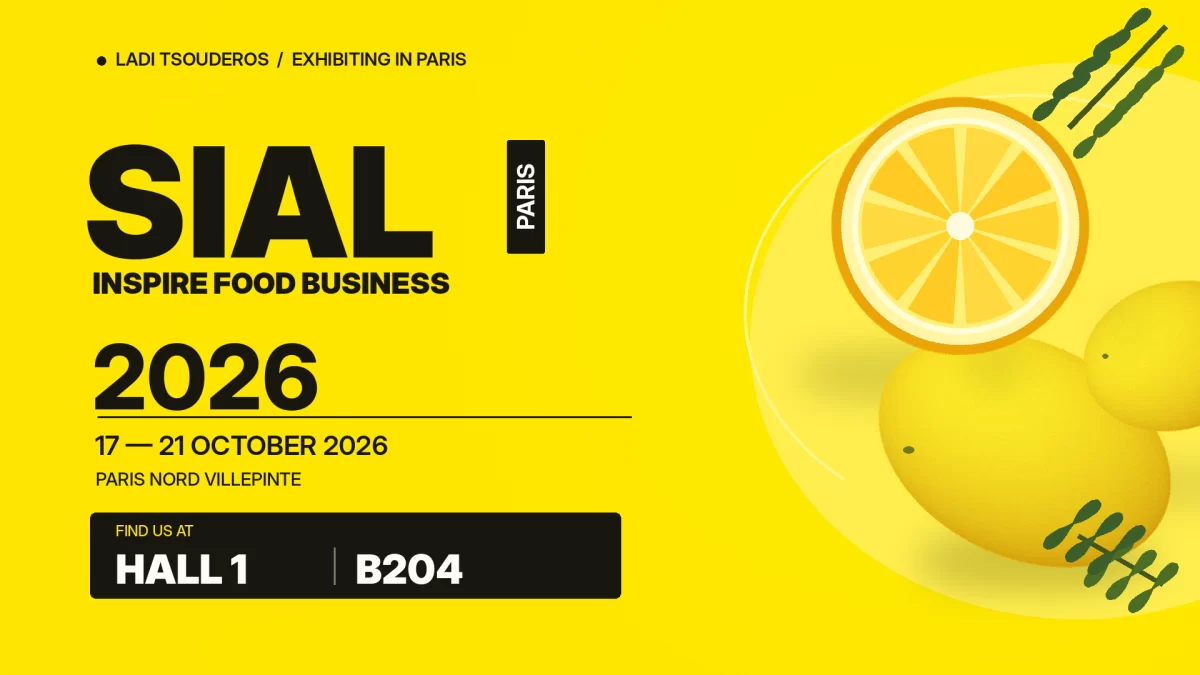 Ladi Tsouderos at SIAL Paris 2026 – Meet us at Hall 1, Booth B204